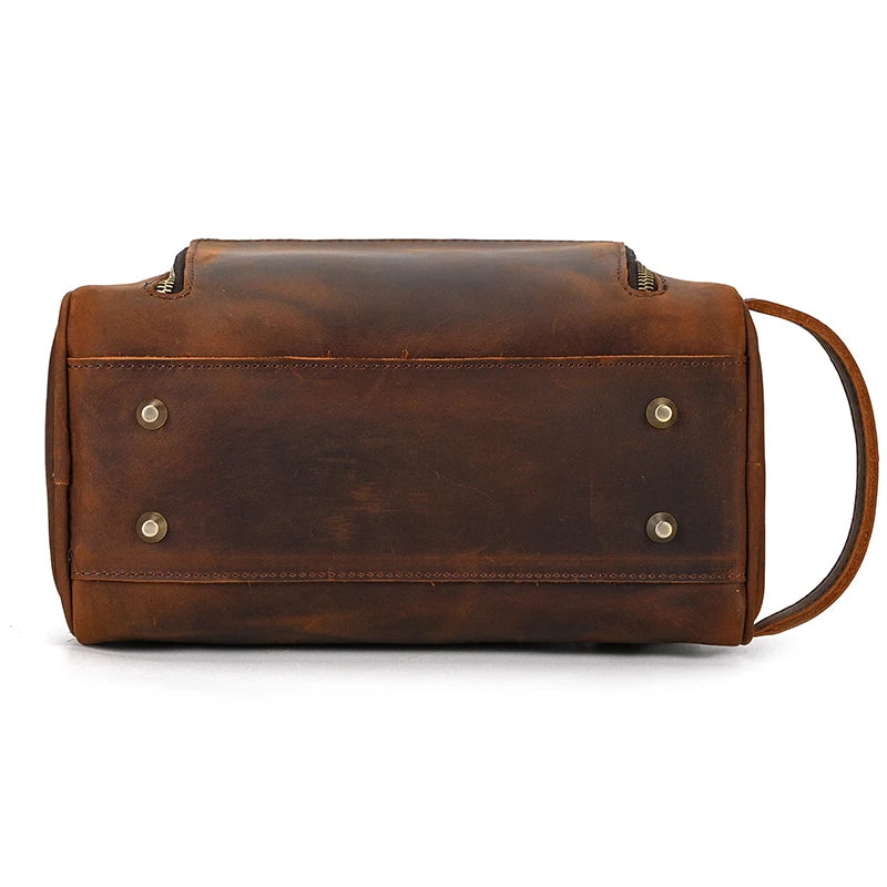 Trousse de toilette homme pas cher en cuir - ShopGET®