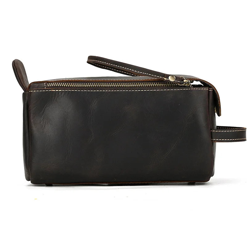 Trousse de toilette homme pas cher en cuir - ShopGET®