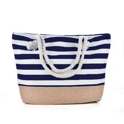 Cabas sac à rayures A-B-C-D-E-F-G-H-I-ShopGET® 