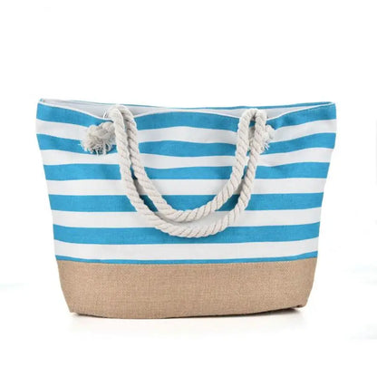 Cabas sac à rayures A-B-C-D-E-F-G-H-I-ShopGET® 