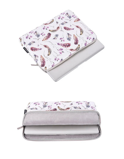 Pochette ordinateur 15 pouces plumes - ShopGET®