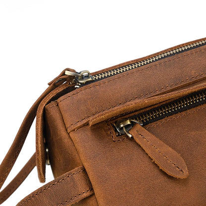 Trousse de toilette homme cuir luxe - ShopGET®