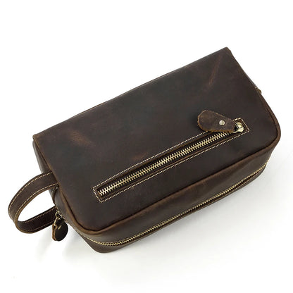 Trousse de toilette homme cuir luxe - ShopGET®