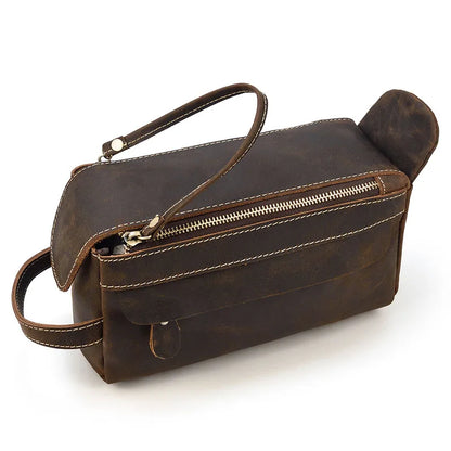 Trousse de toilette homme cuir luxe