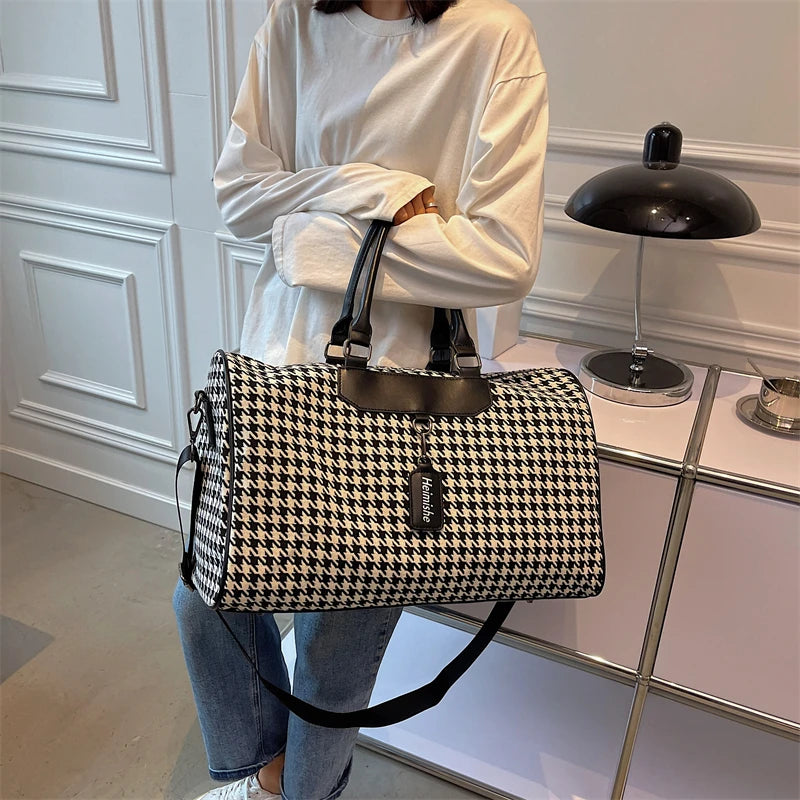 Sac weekend homme / Femme pas cher à décor géométrique Sac Weekend (GRAND)-Sac Weekend (PETIT)-ShopGET® 