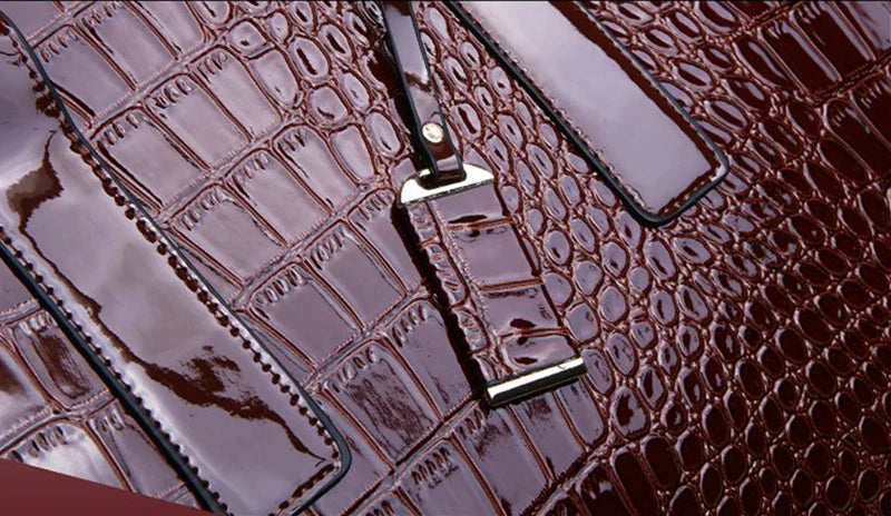 Sac cabas en cuir camel Noir / 34x13x24cm-wine rouge / 34x13x24cm-Marron camel / 34x13x24cm-ShopGET® 