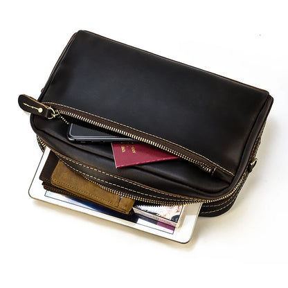 Trousse de toilette homme cuir luxe
