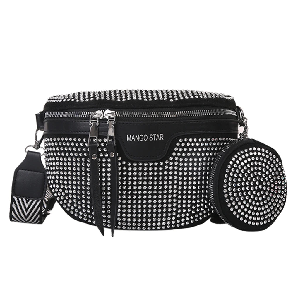 Sac banane femme noir cuir - ShopGET®