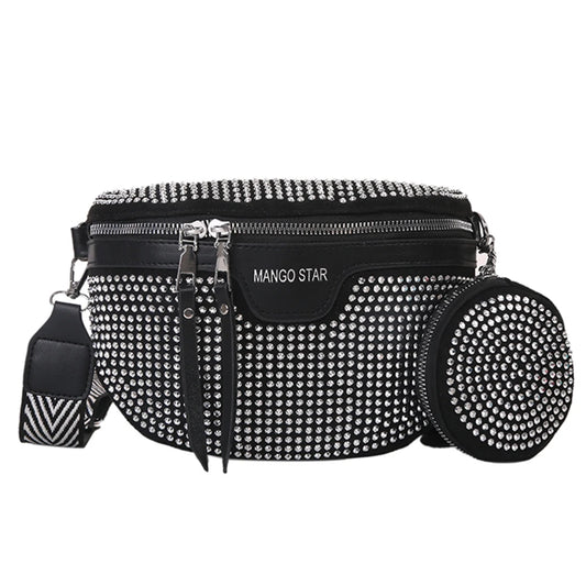Sac banane femme noir cuir - ShopGET®