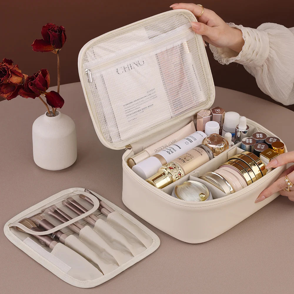 Trousse maquillage cuir femme - ShopGET®