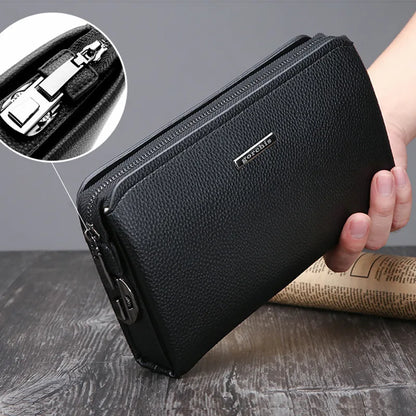 Pochette homme tendance Marron / 23cm x 14cm x 5.5cm-Noir / 23cm x 14cm x 5.5cm-ShopGET® 