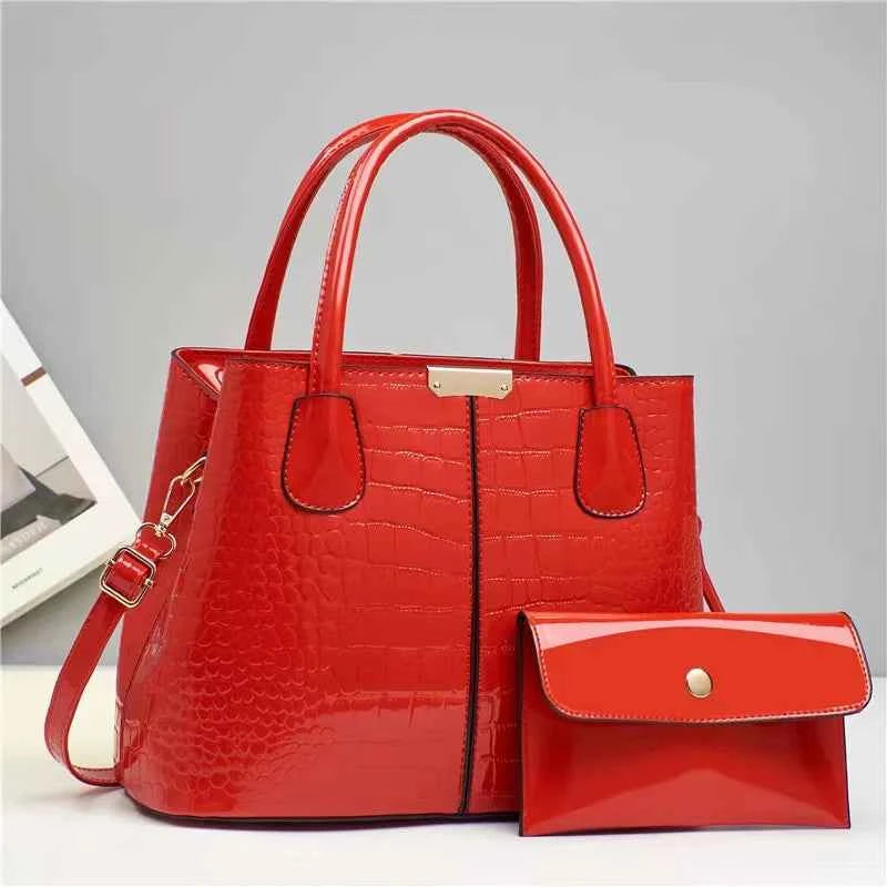 Sac cabas femme cuir chic Rouge-Pourpre-Marron-Chocolaté-Bleu-Noir-ShopGET® 