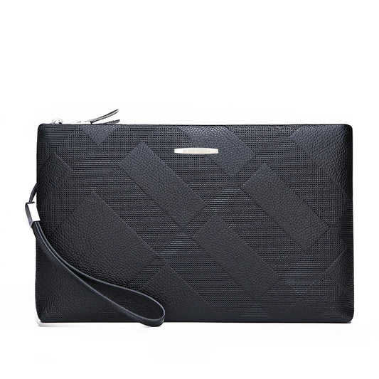 Pochette homme cuir luxe Marron A / 28 x 2.5 x 17cm-Marron B / 28 x 2.5 x 17cm-Noir A / 28 x 2.5 x 17cm-Noir B / 28 x 2.5 x 17cm-ShopGET® 