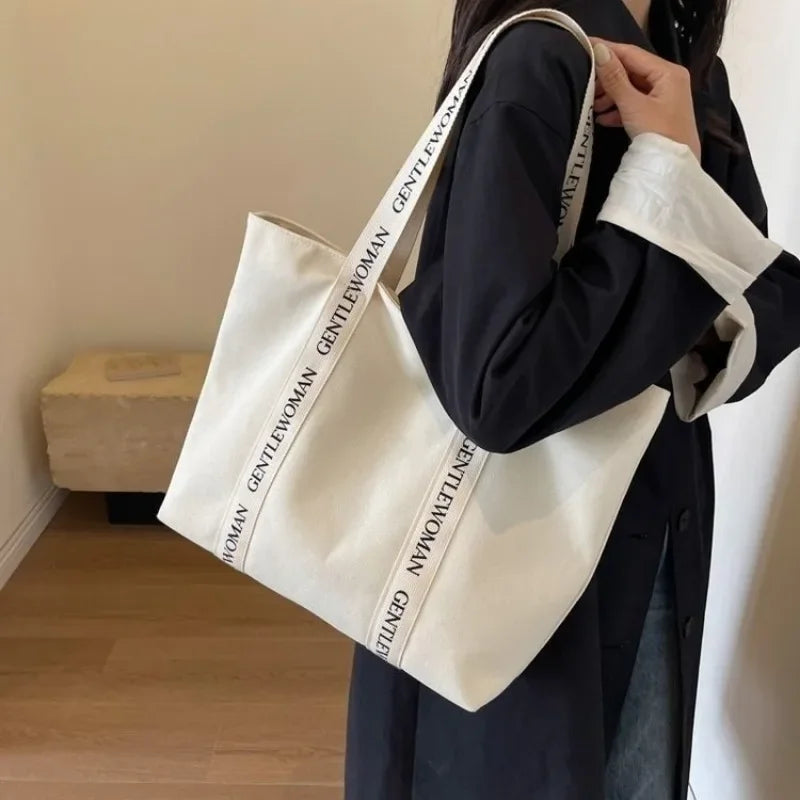 sac cabas tissu femme Noir-Beige-ShopGET® 