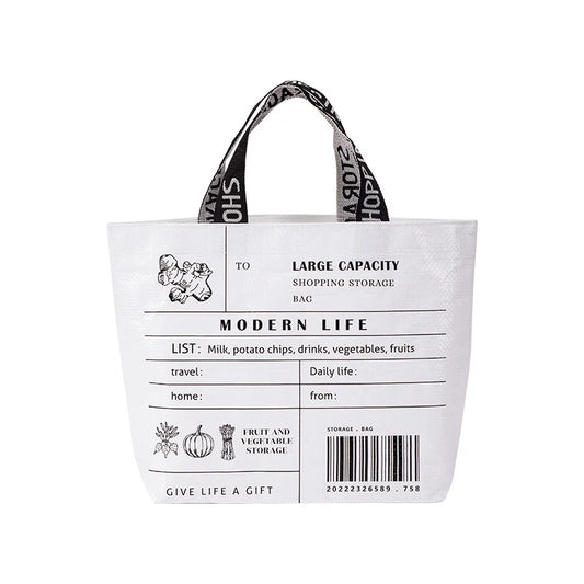 Sac de courses premium Vert L-Beige L-Lattice L-Stripe L-Blanc S-Jaune S-ShopGET® 