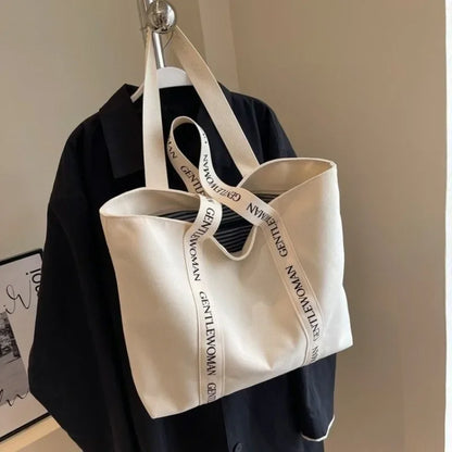sac cabas tissu femme Noir-Beige-ShopGET® 