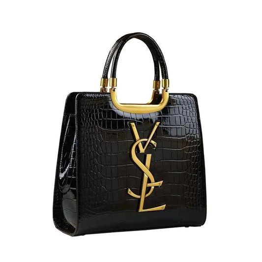 Sac cabas femme vsl BX54 Noir-Burgundy-ShopGET® 