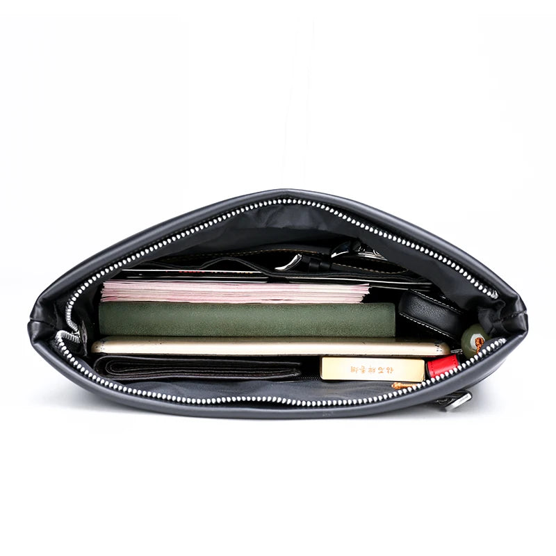 Pochette homme premium Noir / 26cmX16cmX2cm-Marron / 26cmX16cmX2cm-ShopGET® 