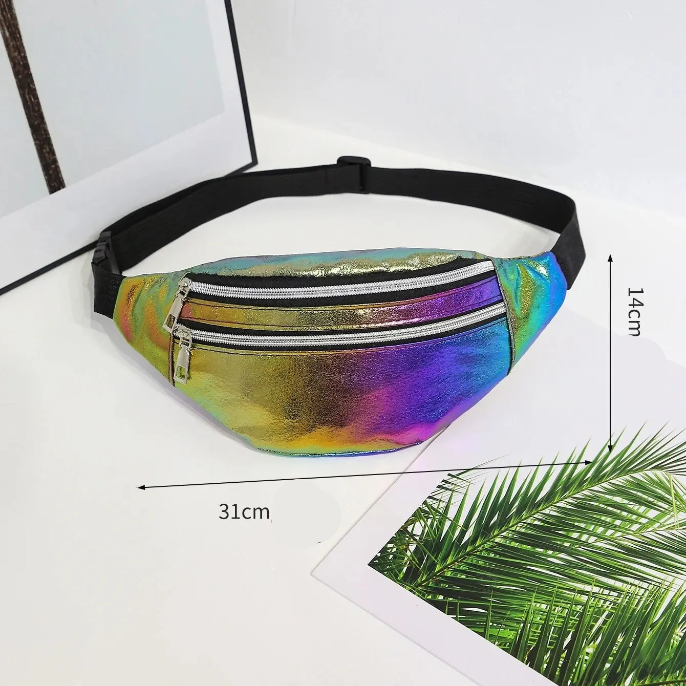 Sac banane femme argenté - ShopGET®