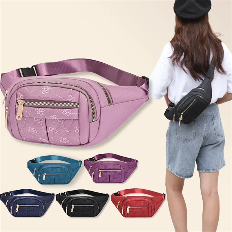 Sac banane femme en tissu solide - ShopGET®