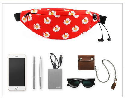 Sac banane fleurs pour femme - ShopGET®