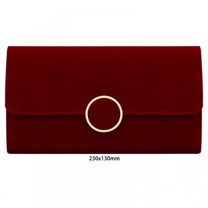 Pochette femme Bordeau Noir / 23 cm x 13 cm-Rouge / 23 cm x 13 cm-ShopGET® 