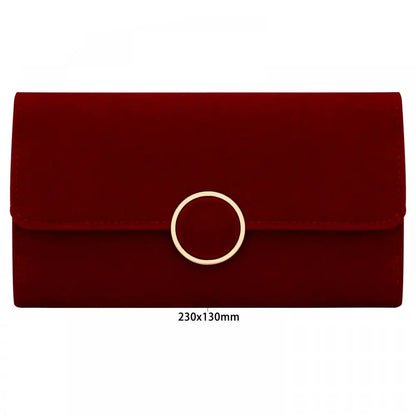 Pochette femme Bordeau Noir / 23 cm x 13 cm-Rouge / 23 cm x 13 cm-ShopGET® 