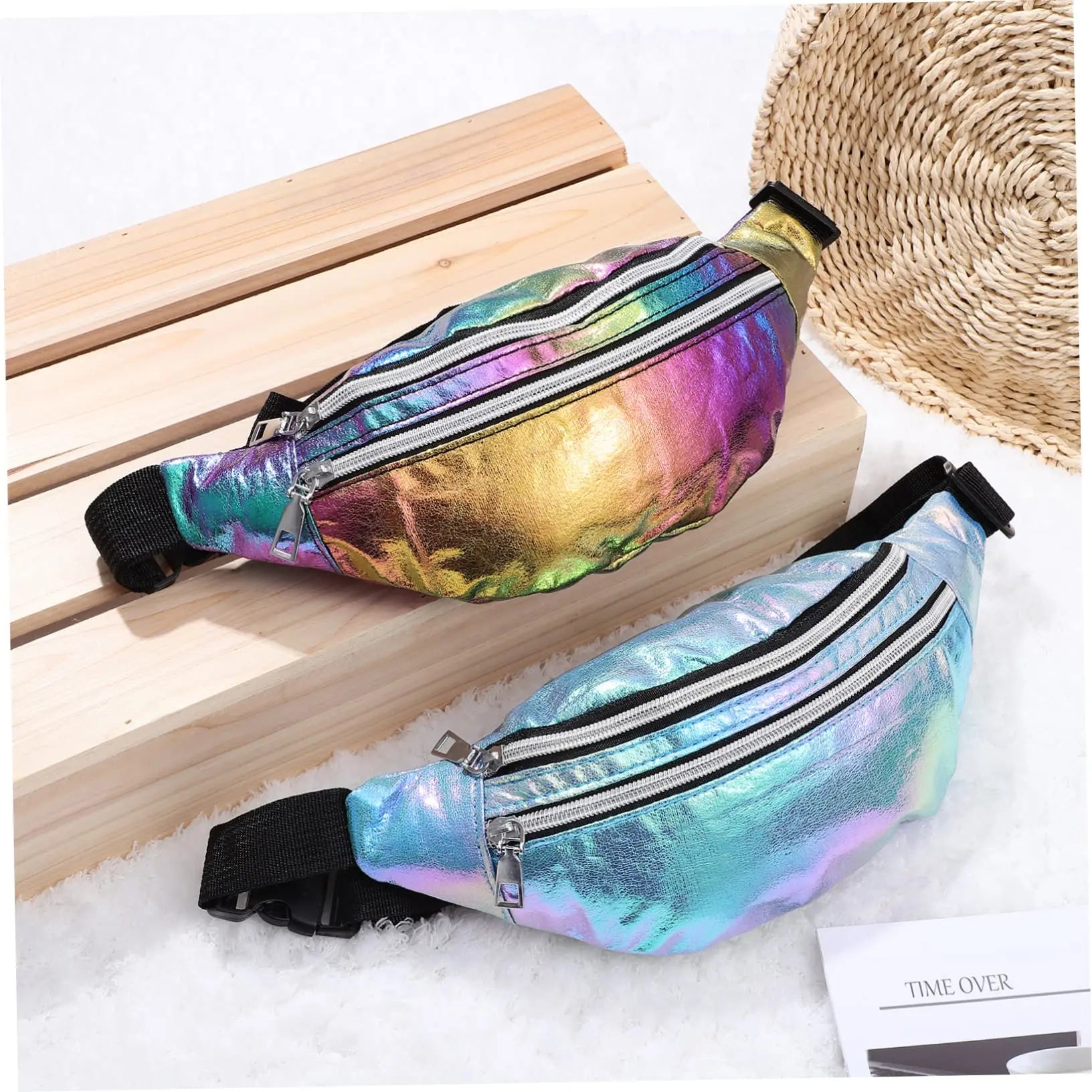 Sac banane femme argenté - ShopGET®