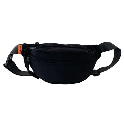 Sac banane blanc en tissu pour homme