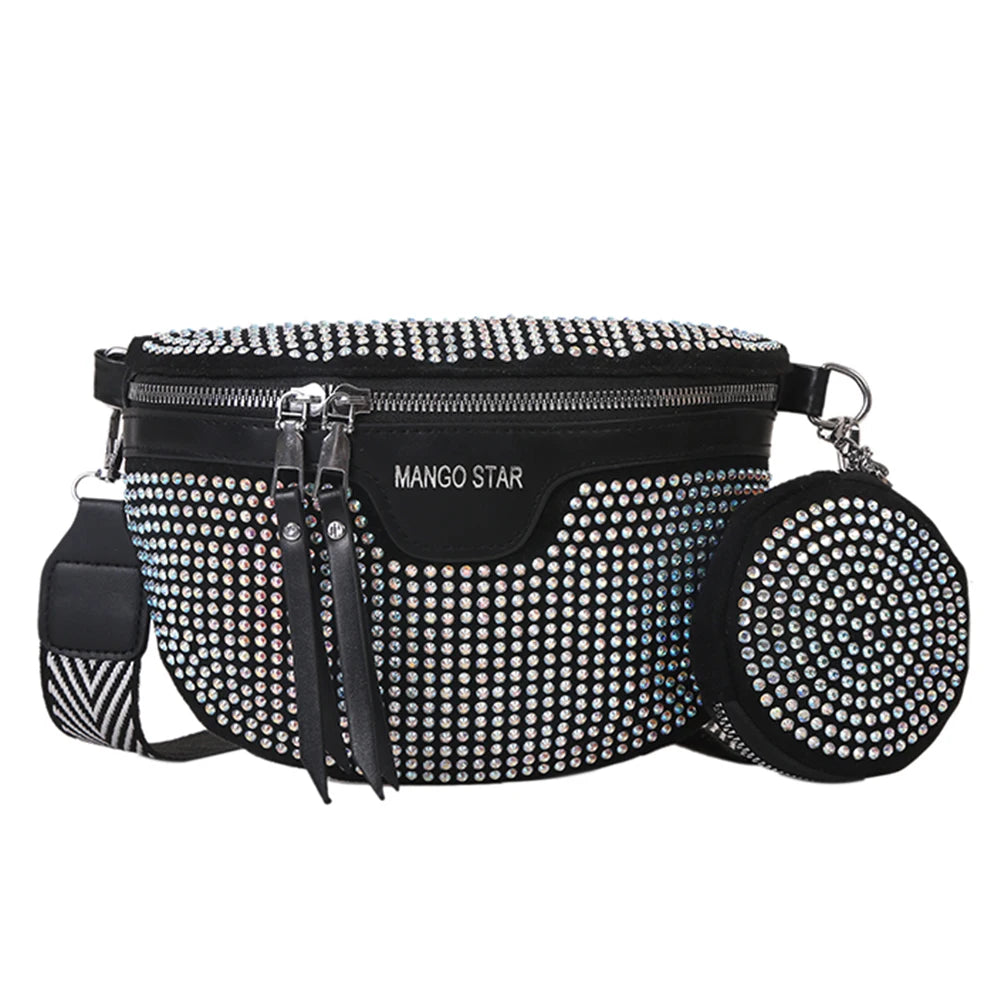 Sac banane femme noir cuir - ShopGET®