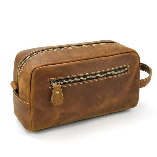 Trousse de toilette homme voyage en cuir - ShopGET®