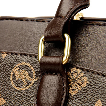 Sac cabas cuir tendance pour femme Marron-Rouge-Jaune-Apricot-ShopGET® 