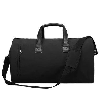 Grand sac weekend à bandoulière Gris-Noir-Gris Sombre-ShopGET® 
