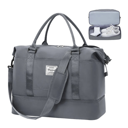 Sac weekend classique pour homme Bleu A-Bleu B-Noir-Beige-Pourpre-Vert-Gris-ShopGET® 