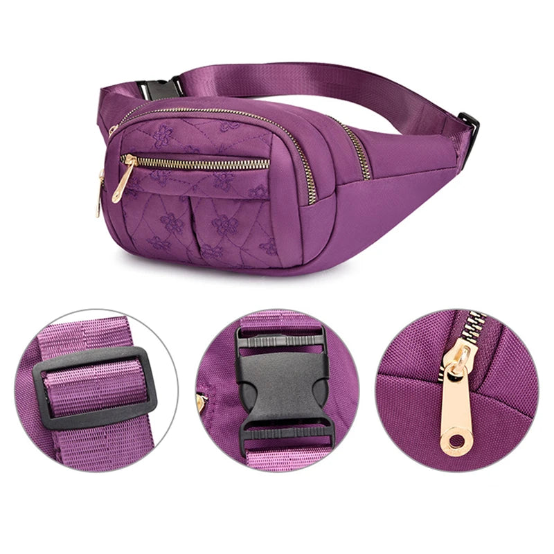 Sac banane femme en tissu solide - ShopGET®