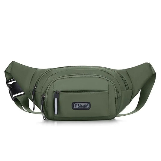 Sac banane vert pour homme