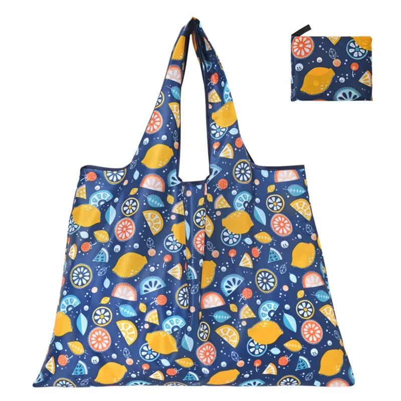Sac de courses multicolore Fruit-Rose chat-Animaux-Strawberry-ShopGET® 