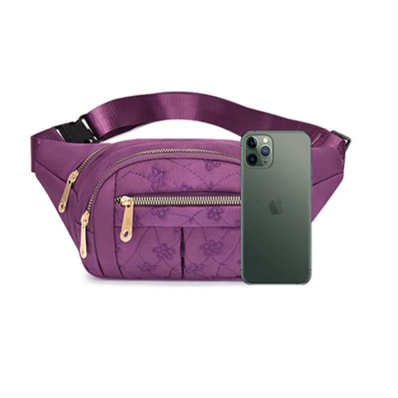 Sac banane femme en tissu solide - ShopGET®