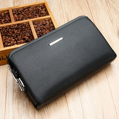Pochette homme tendance Marron / 23cm x 14cm x 5.5cm-Noir / 23cm x 14cm x 5.5cm-ShopGET® 