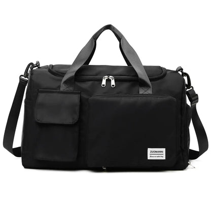 Sac weekend femme multipoches Lavender-Noir-Vert-Bleu-Rose-Pourpre-Gris-ShopGET® 