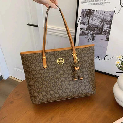 Sac cabas femme voyage de luxe Marron / 44x29x13cm / Offerte-Blanc / 44x29x13cm / Offerte-ShopGET® 