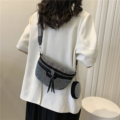 Sac banane femme noir cuir - ShopGET®