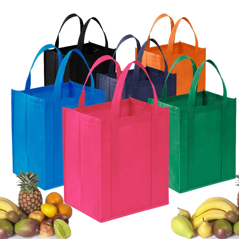 Sac cabas de courses tissu Jaune / 38x32x25cm-Rose Rouge / 38x32x25cm-Navy Bleu / 38x32x25cm-Gris / 38x32x25cm-Rouge / 38x32x25cm-Orange / 38x32x25cm-Bleu / 38x32x25cm-Noir / 38x32x25cm-Vert / 38x32x25cm-Marron / 38x32x25cm-ShopGET® 