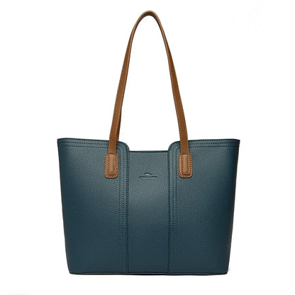 Sac cabas noir Messenger Bleu kaki-Marron-Apricot-Beige-Noir-Kaki-ShopGET® 