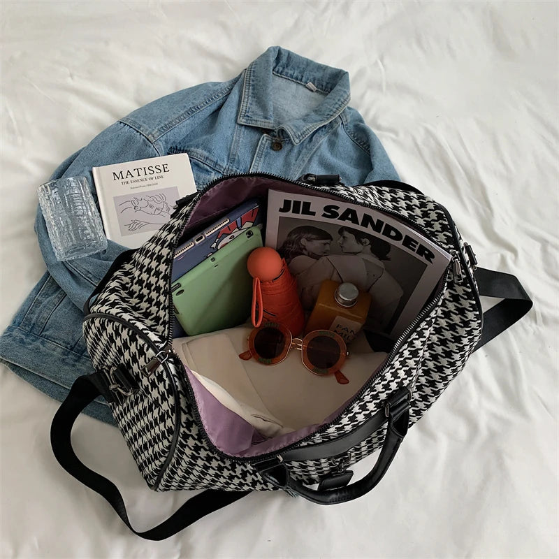 Sac weekend homme / Femme pas cher à décor géométrique Sac Weekend (GRAND)-Sac Weekend (PETIT)-ShopGET® 