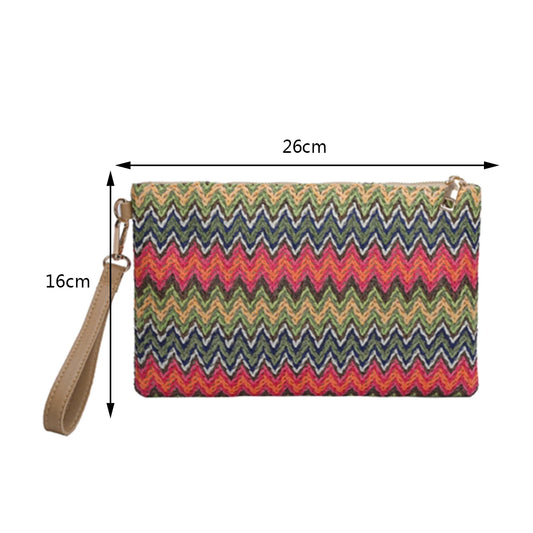 Pochette femme colorée A / 26 x 16 cm-B / 26 x 16 cm-C / 26 x 16 cm-D / 26 x 16 cm-E / 26 x 16 cm-F / 26 x 16 cm-G / 26 x 16 cm-ShopGET® 