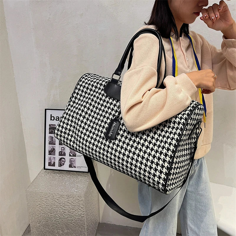 Sac weekend homme / Femme pas cher à décor géométrique Sac Weekend (GRAND)-Sac Weekend (PETIT)-ShopGET® 