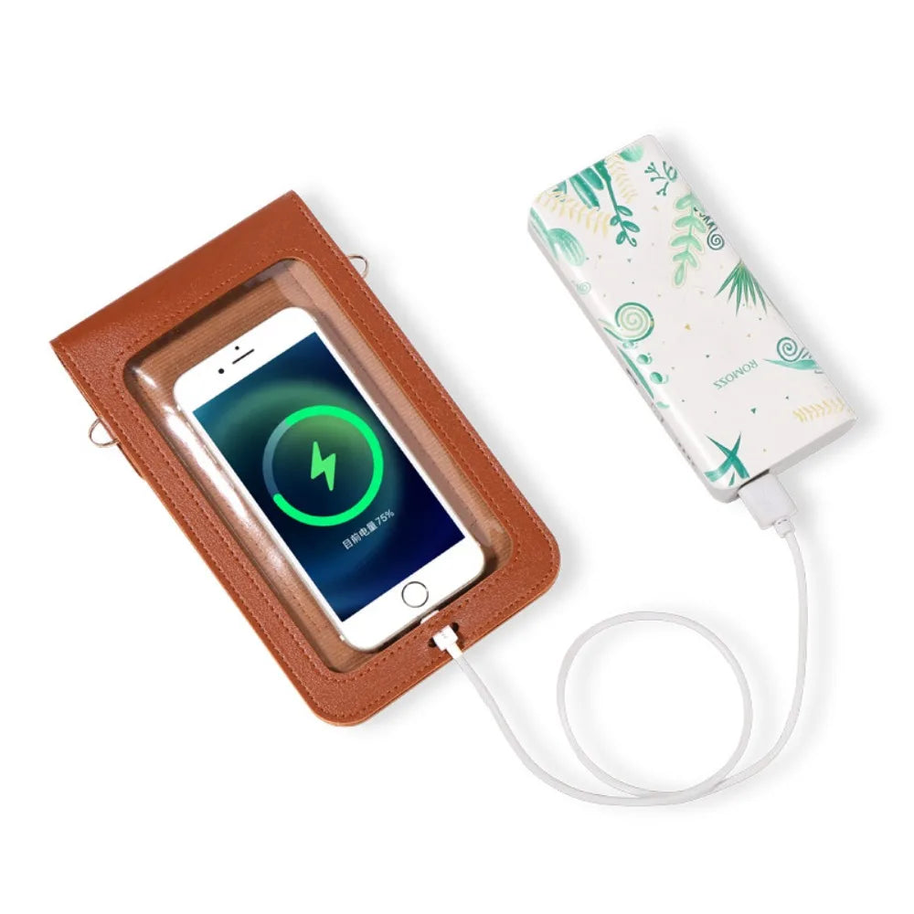 Pochette téléphone bandoulière cuir - ShopGET®