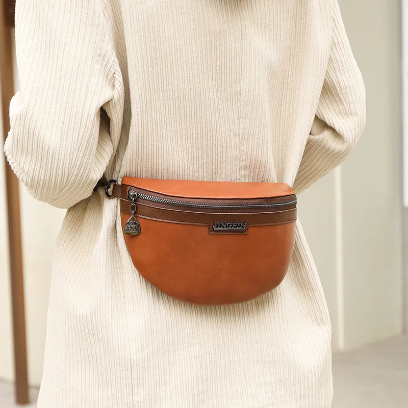 Sac banane femme cuir brillant - ShopGET®