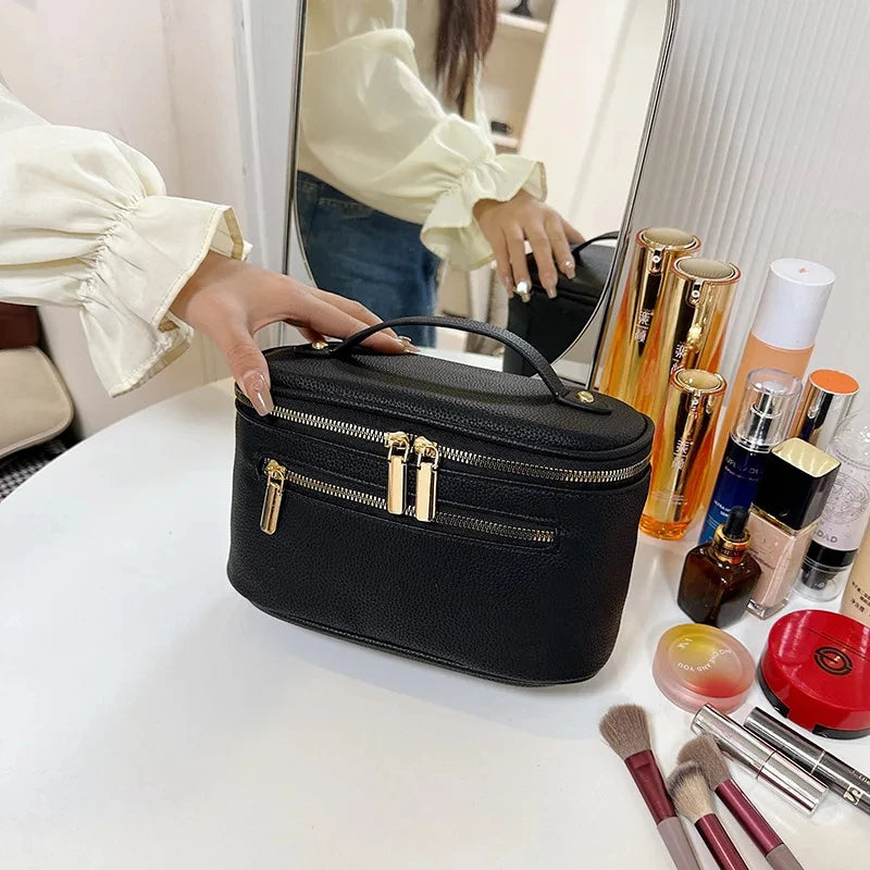 Trousse maquillage compartiment à fermeture éclair - ShopGET®